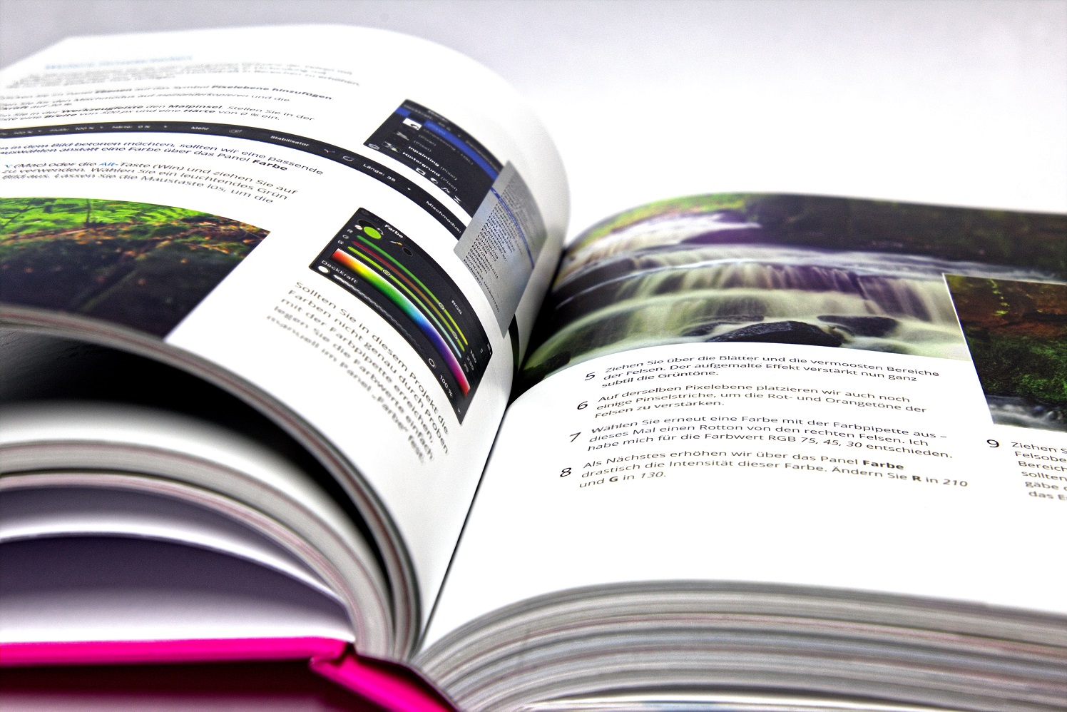 Opened book
